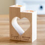 Personalised Heart Candle Set Engagement Gift For Couple, thumbnail 1 of 3