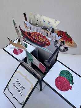 Venice Themed 3D Birthday Card, 7 of 7