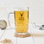 Personalised Stag Do Beer Glass Tankard, thumbnail 1 of 4