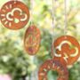 Weather Symbol Hanging Garden Decoration Rusty, thumbnail 2 of 12