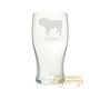 Personalised British Bulldog Engraved Glass, thumbnail 1 of 5