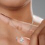 Sterling Silver 925 Lily Of The Valley Pendant Necklace, thumbnail 5 of 12