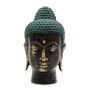 Small Antique Brass Buddha Head, thumbnail 1 of 2