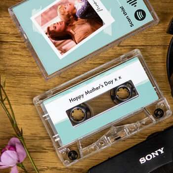 Personalised Scrapbook Design Cassette Mixtape Spotify, 2 of 5