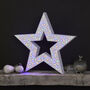 White Wooden Star Light – Multi Functional, thumbnail 3 of 3