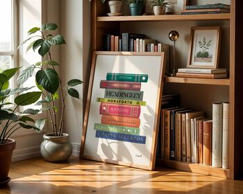 Leeds Book Stack Art Print, 2 of 6