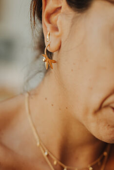 The Olive Earring Set, Gold, 2 of 2