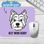 West Highland Terrier Computer Mouse Mat, thumbnail 2 of 4