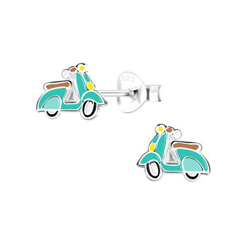 Vespa Sterling Silver Earrings, 3 of 5