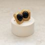 Black Agate Earrings, thumbnail 1 of 8