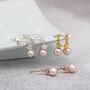 Pearl Drop Earrings With Star, thumbnail 8 of 11