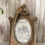 Oval Gold Parrot Photo Frame 4x6 Portrait Frame Décor, thumbnail 3 of 9