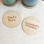 Personalised 'Dad's Beer' Coaster, thumbnail 2 of 3