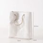Ceramic Paper Bag Vase With Rope Handle, thumbnail 4 of 5