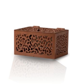 Abstract Cut Out Brass Box – Copper Finish, 2 of 2