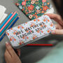 Personalised Floral Pencil Case Teacher Gift, thumbnail 2 of 3