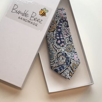Liberty Tie/Pocket Square/Cuff Link In Paisley, 3 of 8