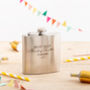 Personalised Best Man Hip Flask Gift, thumbnail 1 of 5