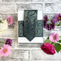 Navy And Sage Paisley Wedding Tie Set, thumbnail 6 of 6
