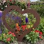 Heart Garden Decoration Present Gift For Her Mum Him Dad Lover Wife Girlfriend Boyfriend Husband, thumbnail 1 of 10