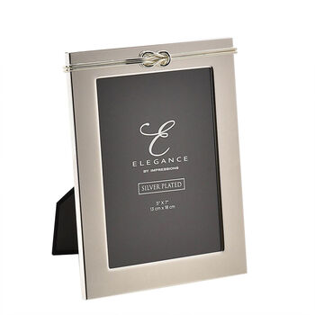 Personalised Love Knot Silver Plated Frame – 5x7, 6 of 6
