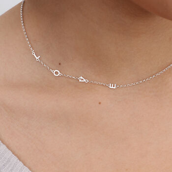 Sterling Silver Or 18ct Gold Plated Love Necklace, 2 of 6