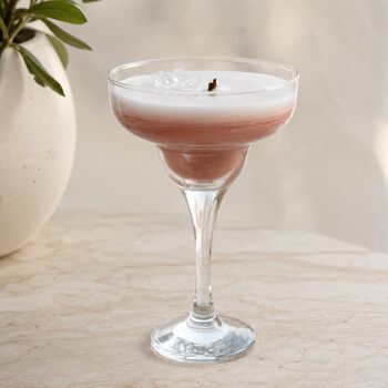 Vegan Handmade Pornstar Martini Cocktail Scented Candle, 2 of 12