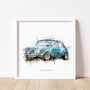 Mini Car Personalised Portrait Print, thumbnail 1 of 9