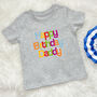 Personalised Happy Birthday Kids T Shirt In Multicolour, thumbnail 2 of 5