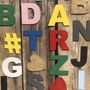 Five Inch Coloured Metal Letters Sign Make Any Word, thumbnail 1 of 11