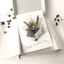Mothers Day Everlasting Dried Flower Bouquet Card, thumbnail 4 of 8