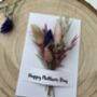 Mothers Day Card With A Posy Of Dried Flowers, thumbnail 6 of 6