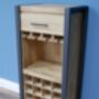 Industrial Wine Bar Cabinet, thumbnail 2 of 2