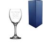 Personalised Engraved Imperial Wine Glass, thumbnail 2 of 5