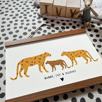Personalised Animal Family A4 Print, 2 of 10