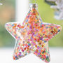 Personalised Sequinned Star Bauble, thumbnail 3 of 3