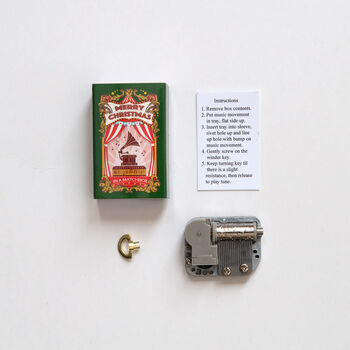Christmas Music Box Kit In A Matchbox, 4 of 8