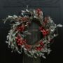 Red Berry And Dark Green Leaf Wreath, thumbnail 1 of 1