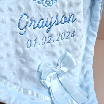 New Born Baby Personalised Banket, 5 of 8
