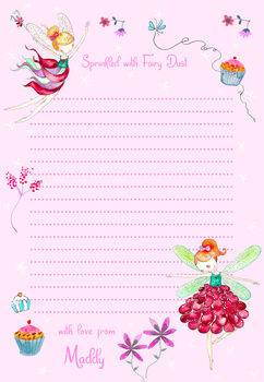 Fairy Writing Set With Stickers, 6 of 10