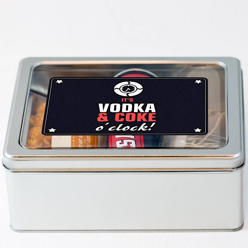 Vodka And Coke Personalised Kit By Chalk and Cheese Candles and Wax