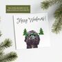 Personalised Pet 'Funny Christmas Glasses' Christmas Card, thumbnail 2 of 10