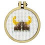 You're A True Warrior! Mini Matchbox Cross Stitch Kit, thumbnail 3 of 5