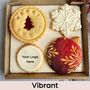 Small Festive Christmas Biscuits Box, thumbnail 2 of 6