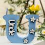 Uncle Gift Letter Personalised Stars, thumbnail 1 of 5