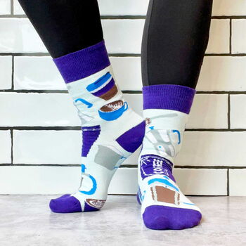 But First Coffee Gift Set / Tea Towel And Socks / Coffee Lover Gift, 3 of 5