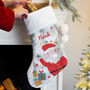 Personalised Santa Christmas Stocking, thumbnail 2 of 4