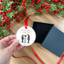 Personalised First Family Christmas Tree Decoration, thumbnail 6 of 9