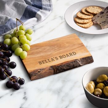 Personalised Wood Charcuterie Board For Couples, 5 of 12