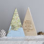 Personalised Map Tree Christmas Decoration, thumbnail 2 of 5